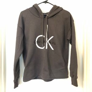 Calvin Klein Dark Grey Sweatshirt - Medium